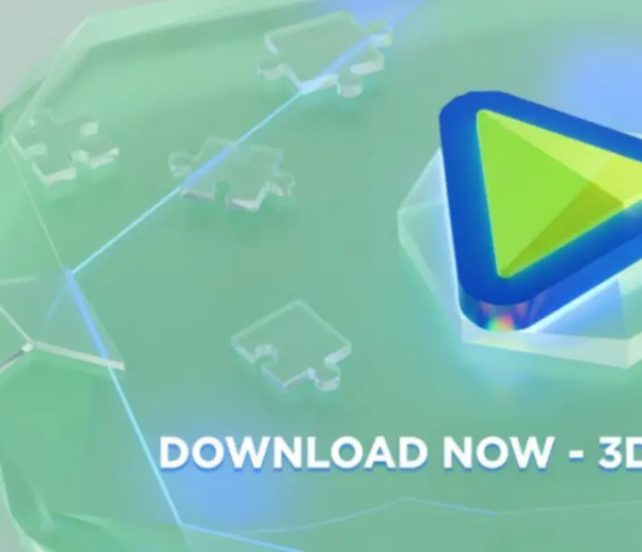 Tlačítko pro stažení hry Triple Match 3D z Google Play