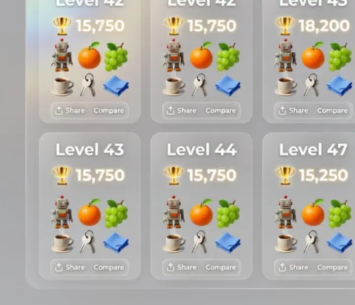 Ukázky nejlepších řešení úrovní Triple Match 3D od členů komunity